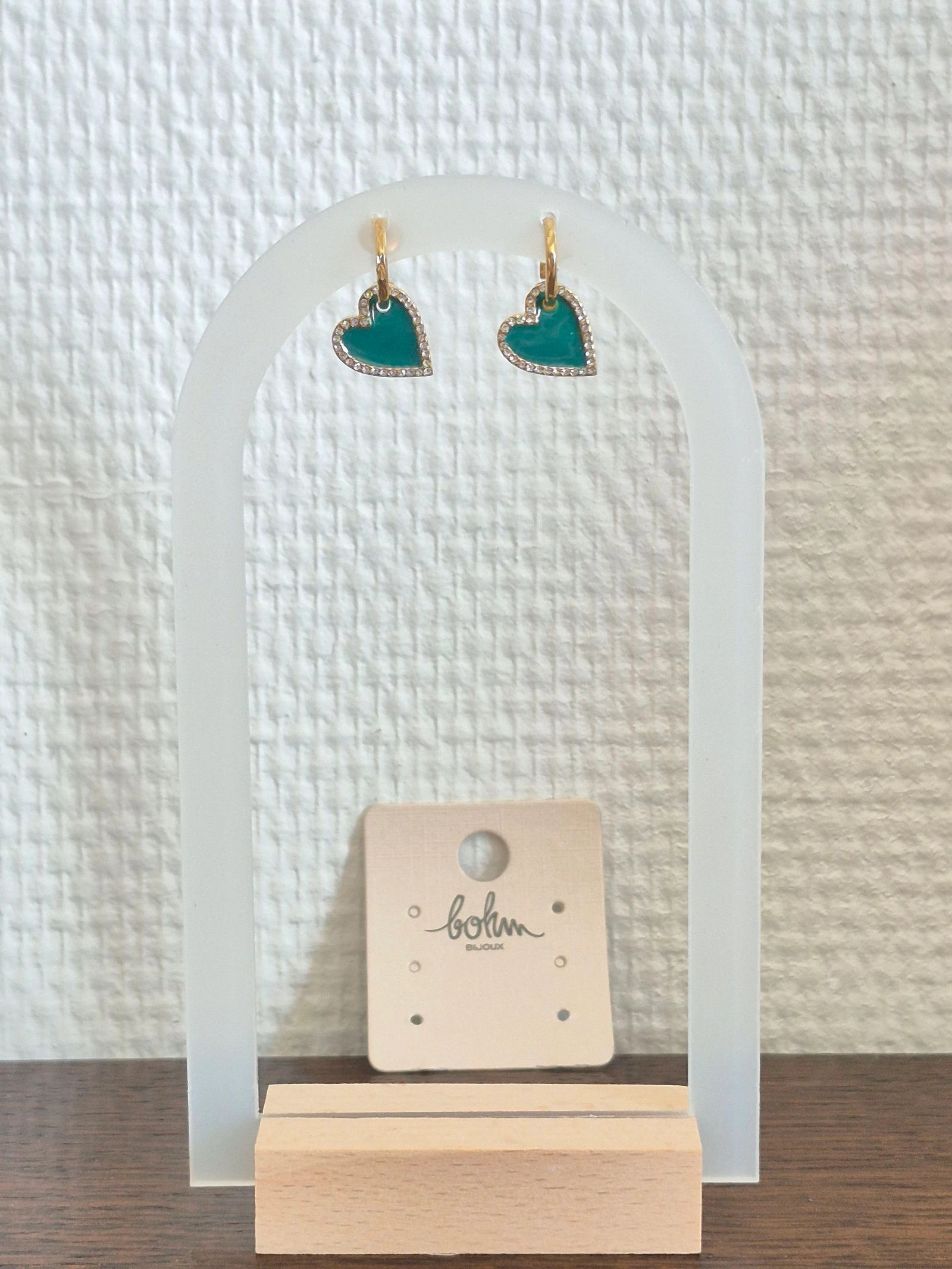 🌿 Boucles d'oreilles Bohm neuves – Acier inoxydable 🌿
